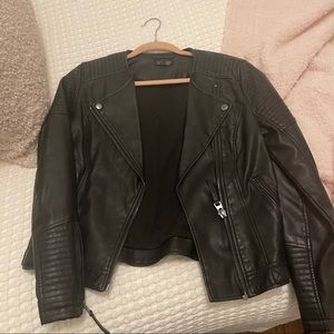 Topshop leather jacket
